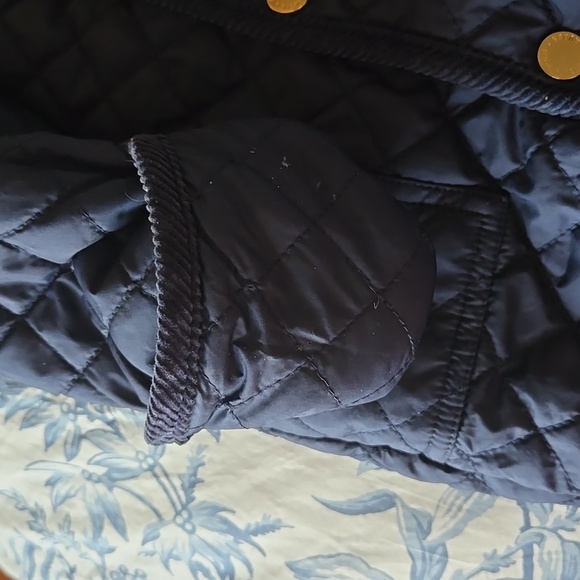 Ralph Lauren Hooded Barn Bunting. Fleece lined. Navy Blue. Size 9 months. EUC!!! - Picture 5 of 5